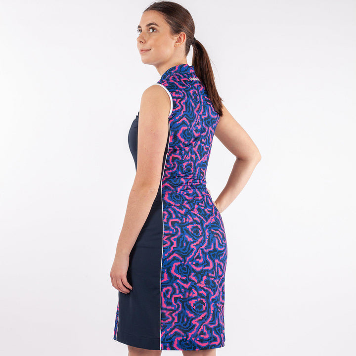 Miranda is a Breathable golf dress with inner shorts for Women in the color Blue(4)