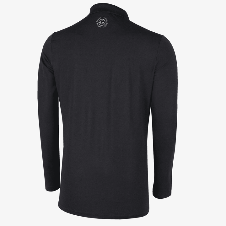 Marwin is a Breathable long sleeve golf shirt for Men in the color Black(6)