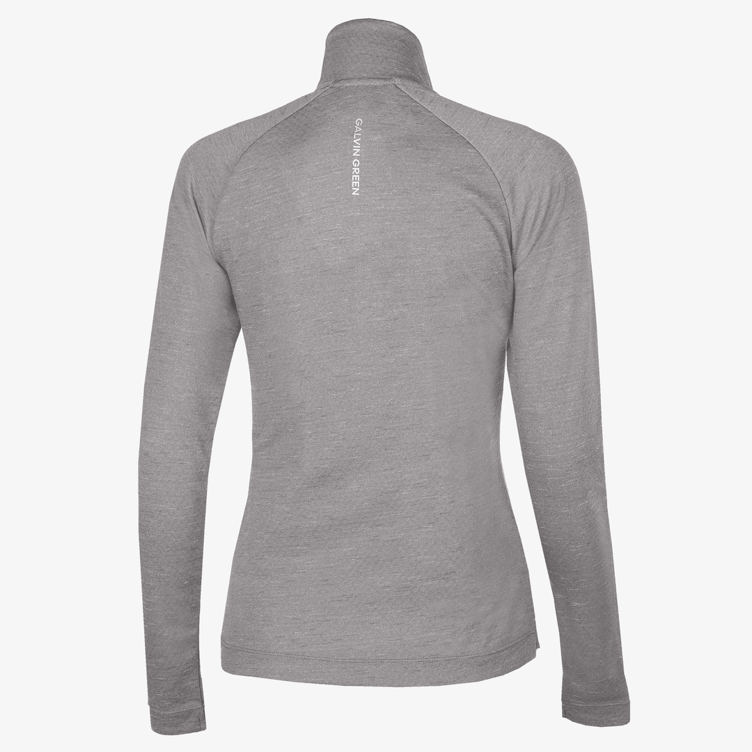 Diora is a Insulating mid layer for  in the color Grey melange(7)