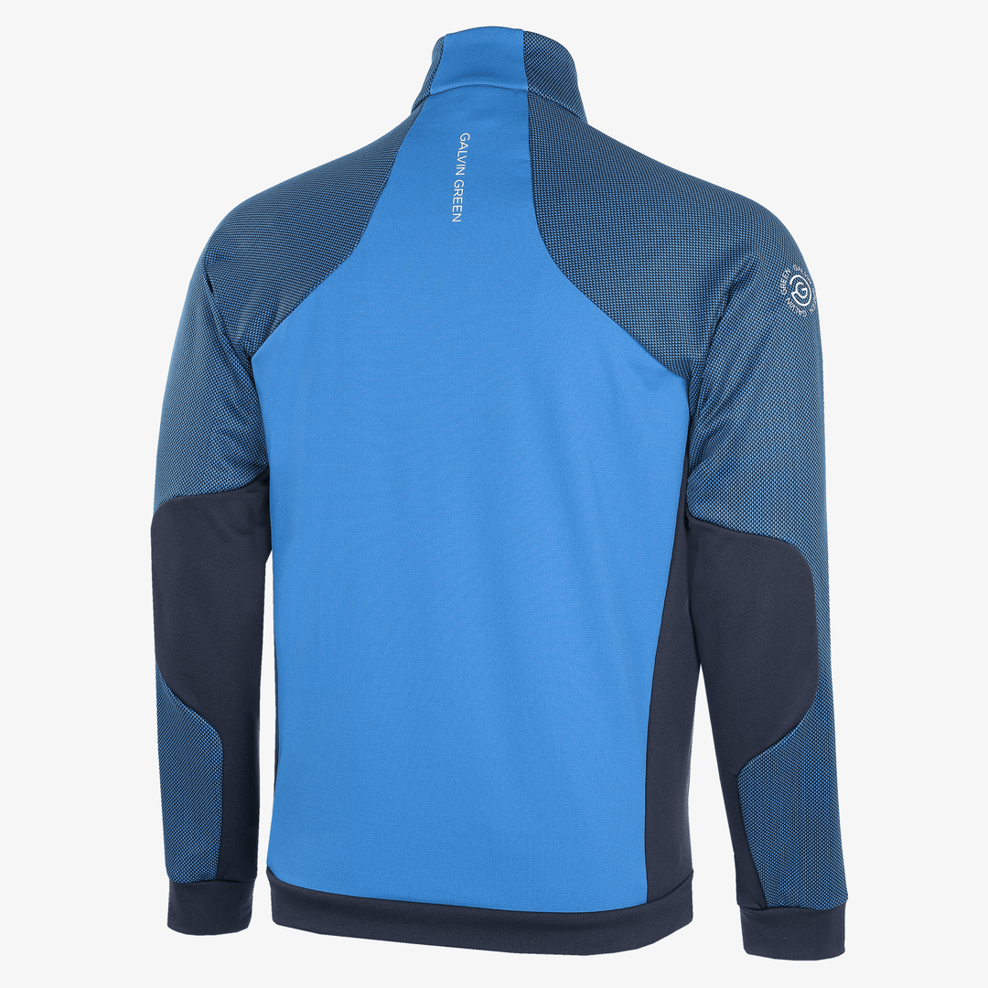 Donald is a Insulating golf mid layer for Men in the color Blue/Navy/White(9)