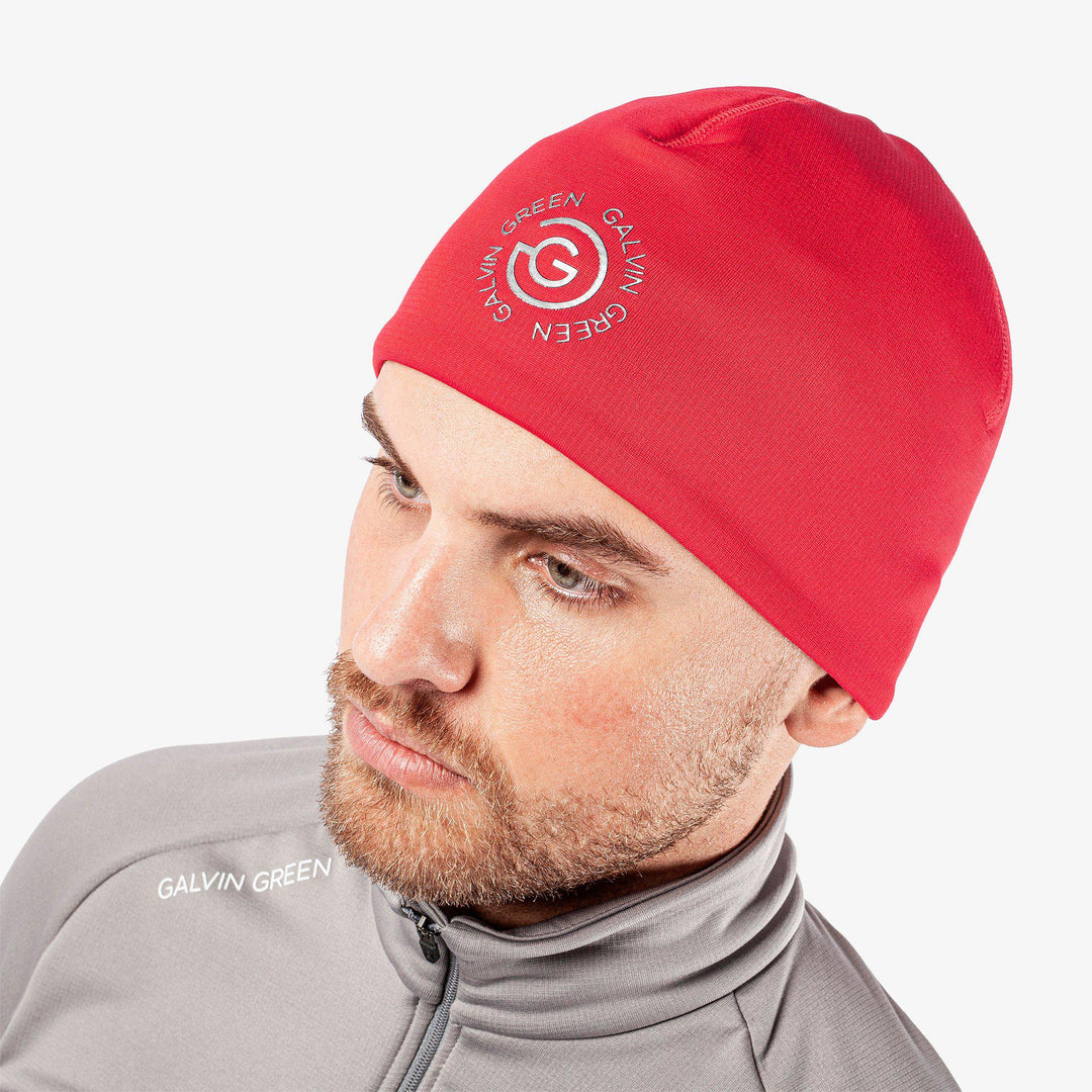 Denver is a Insulating golf hat in the color Red(2)