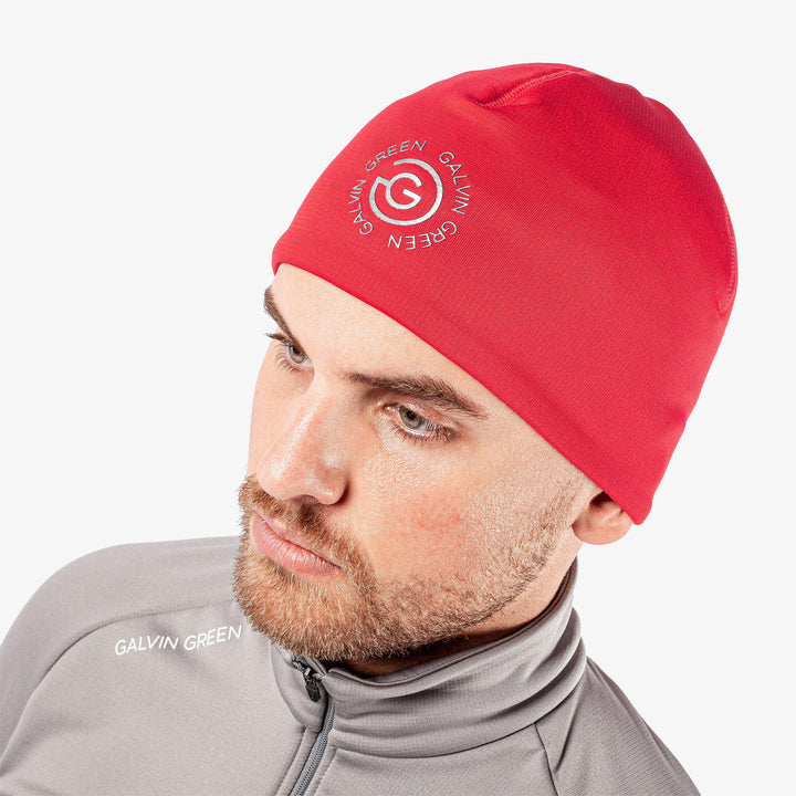 Denver is a Insulating golf hat in the color Red(2)