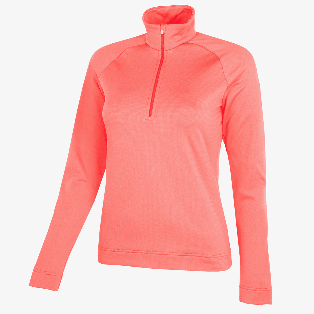 Dolly is a Insulating golf mid layer for Women in the color Coral(0)