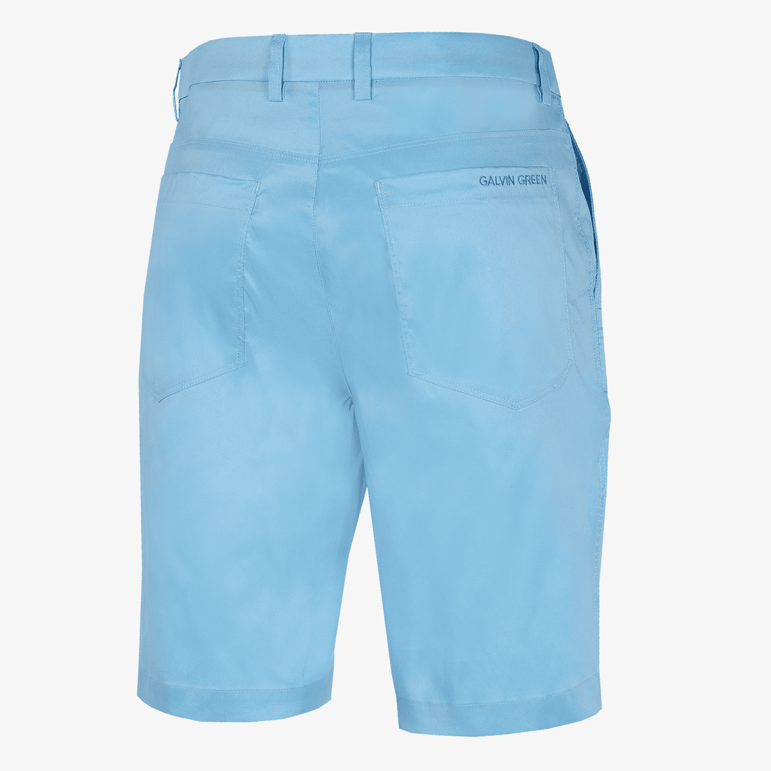Percy is a Breathable golf shorts for Men in the color Alaskan Blue(7)