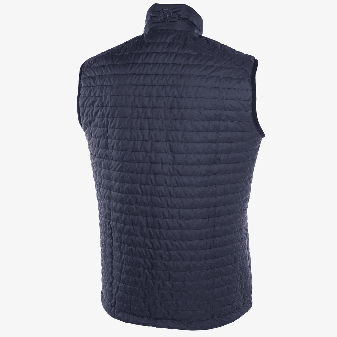 Leroy is a Windproof and water repellent vest for  in the color Navy(9)