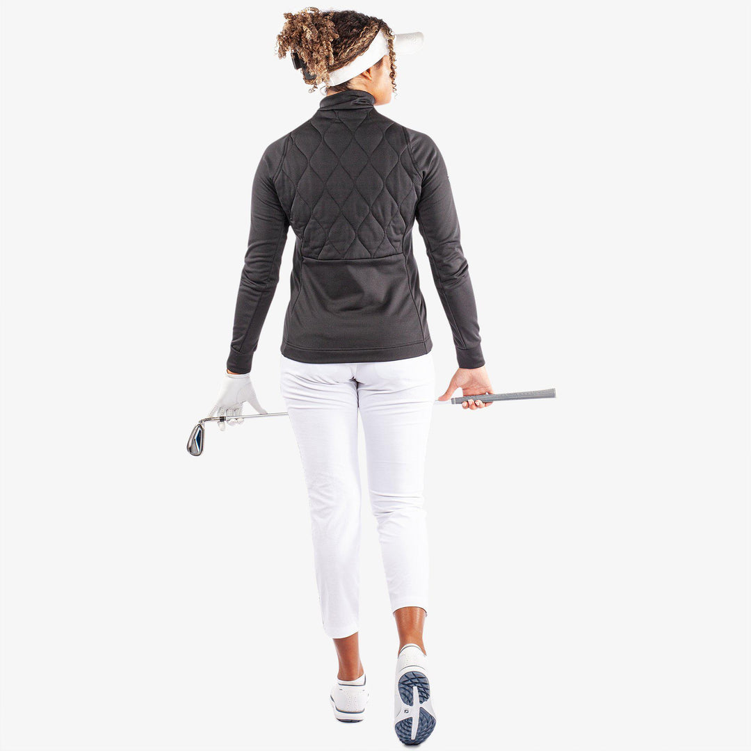 Darlena is a Insulating golf mid layer for Women in the color Black(7)