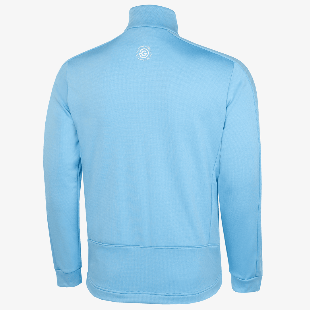 Dawson is a Insulating golf mid layer for Men in the color Alaskan Blue/White(8)