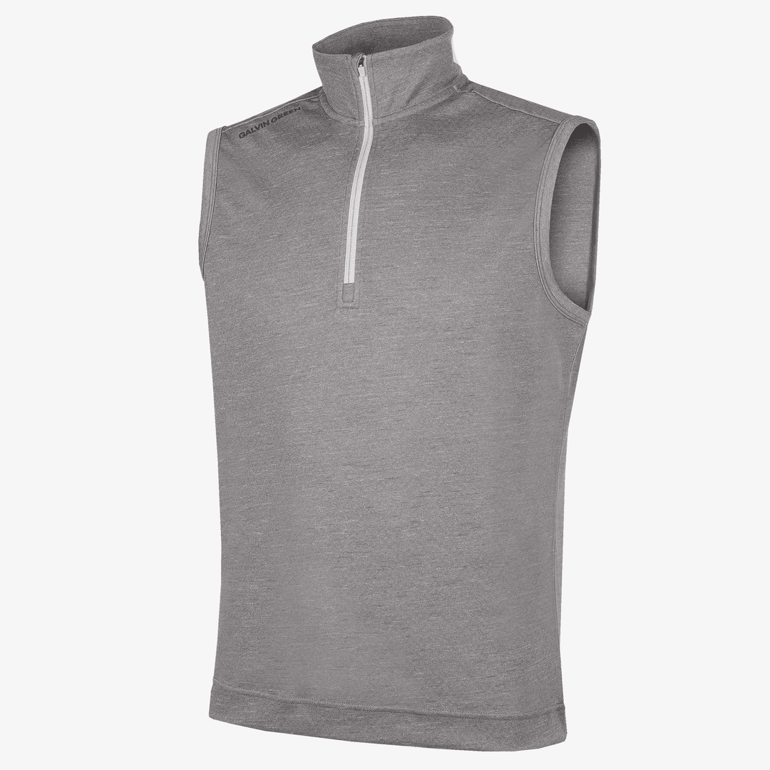 Del is a Insulating golf vest for Men in the color Grey melange(0)