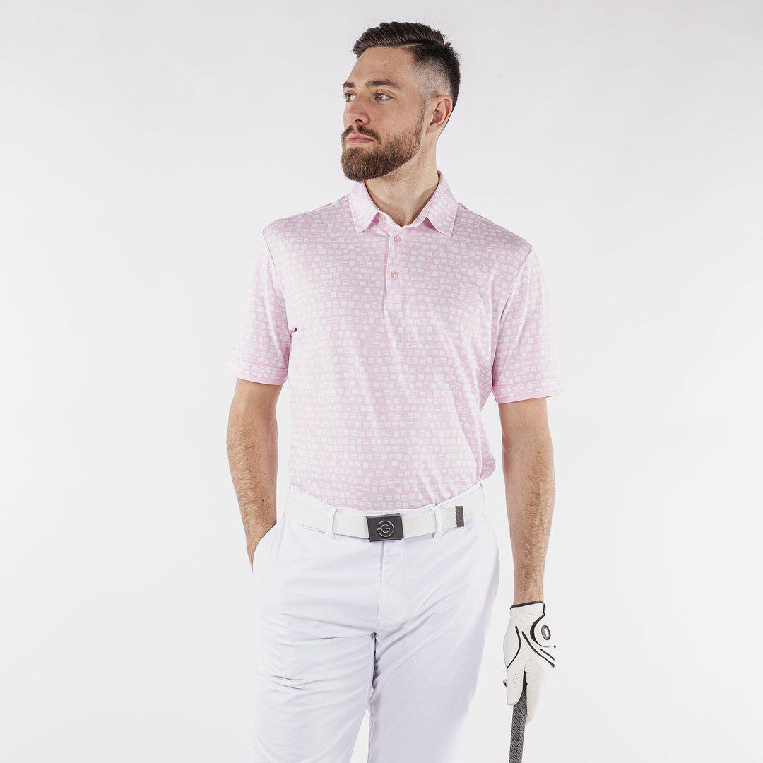 Mack is a Breathable short sleeve shirt for Men in the color Amazing Pink(1)