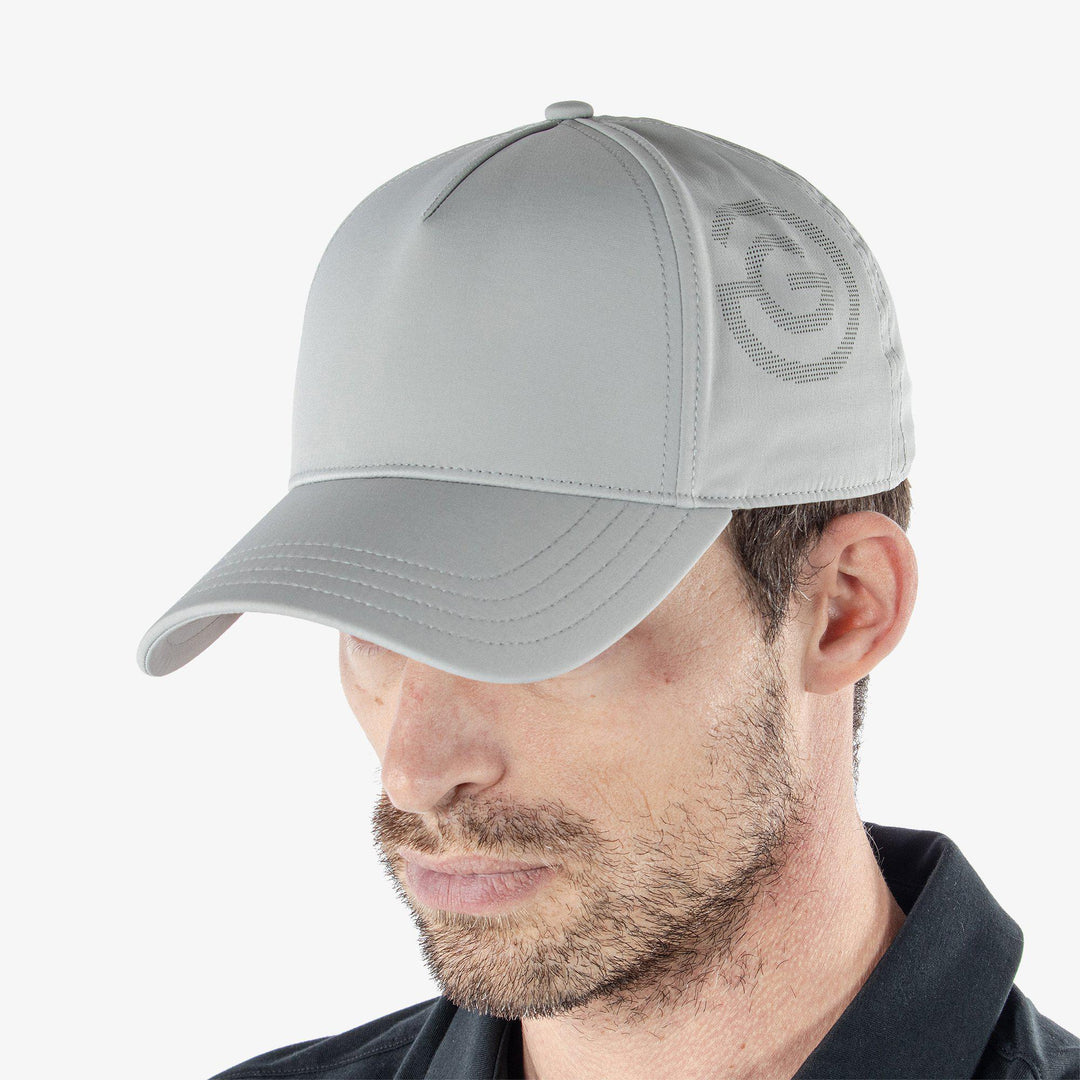 Sanford is a Lightweight solid golf cap for  in the color Cool Grey(2)