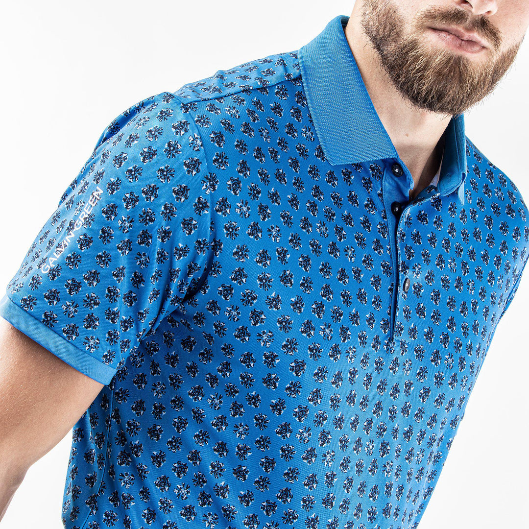 Murphy is a Breathable short sleeve shirt for Men in the color Blue Bell(4)