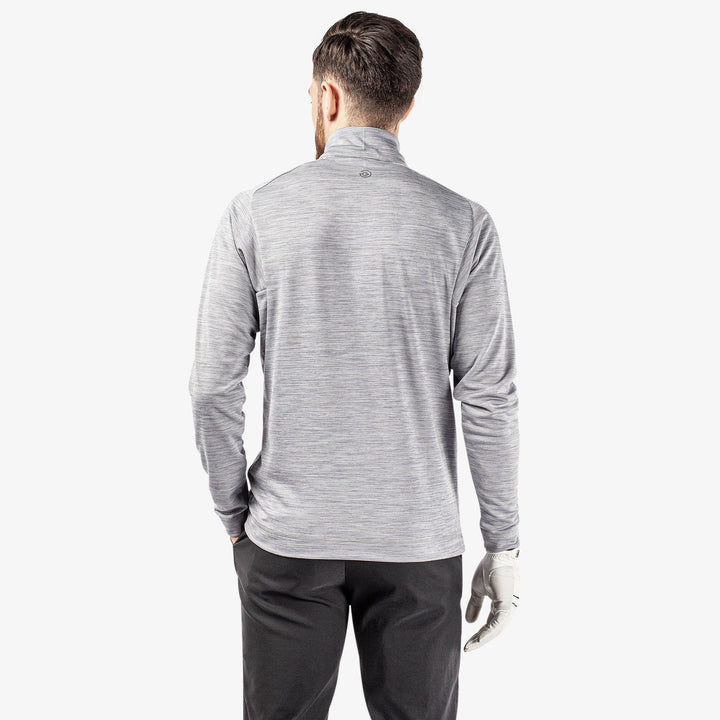 Dixon is a Insulating golf mid layer for Men in the color Light Grey(4)
