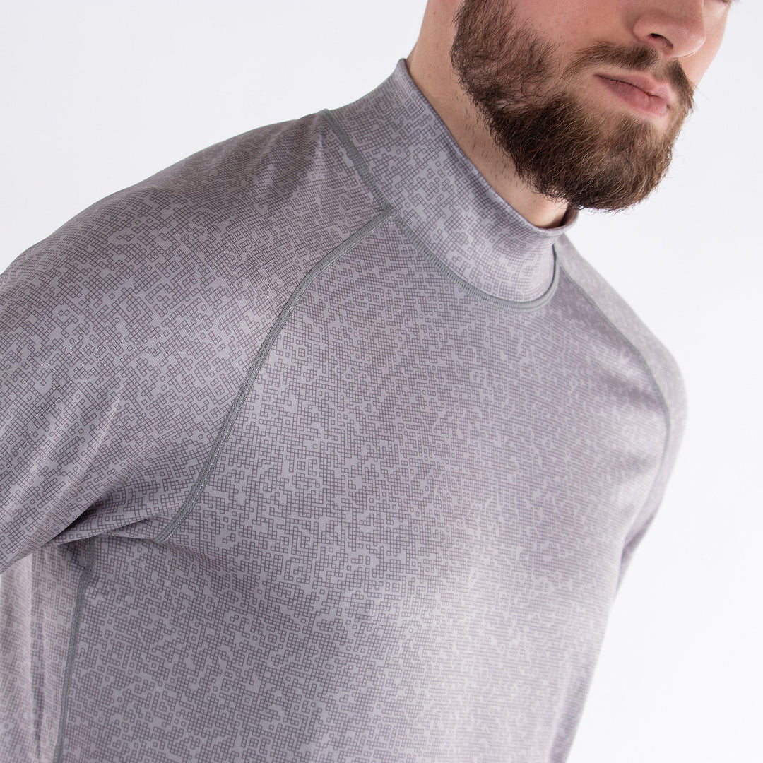 Ethan is a Thermal base layer top for Men in the color Sharkskin(3)