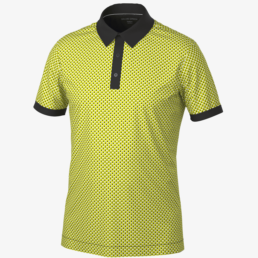 Mate is a Breathable short sleeve shirt for  in the color Sunny Lime/Black(0)