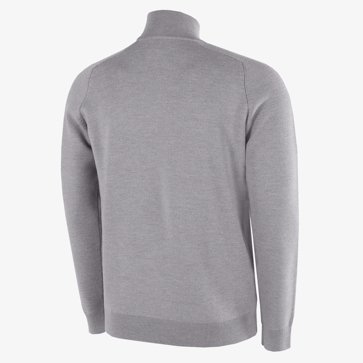 Chester is a Merino golf sweater for Men in the color Grey melange(8)