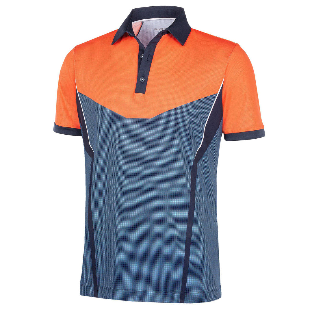 Mateus is a Breathable short sleeve shirt for Men in the color Orange(0)