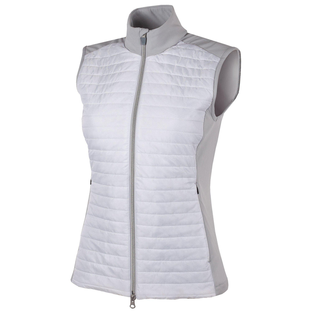 Lisa is a Windproof and water repellent vest for Women in the color White base(0)