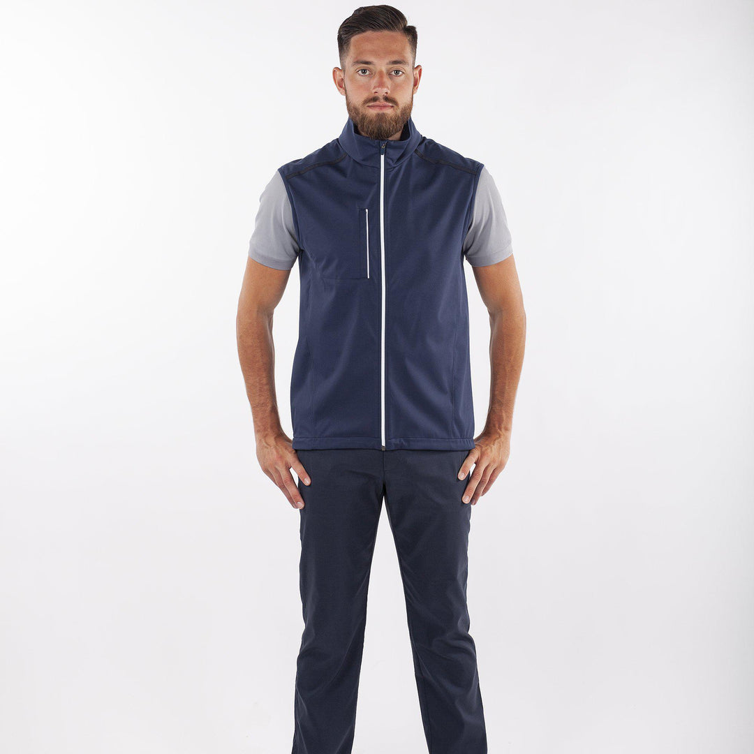 Lion is a Windproof and water repellent vest for Men in the color Navy(3)