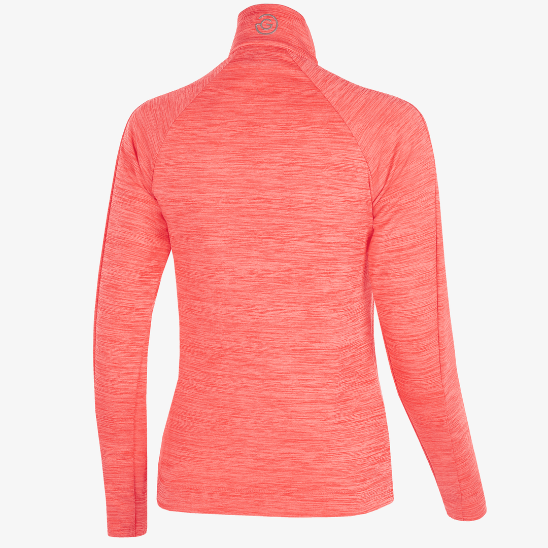 Dina is a Insulating golf mid layer for Women in the color Coral(8)