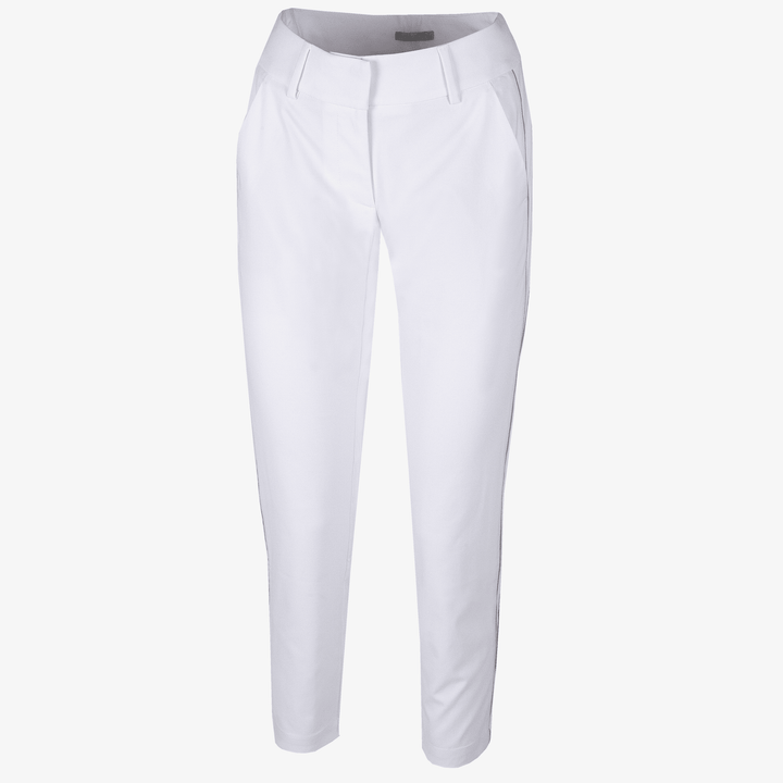 Nicole is a Breathable golf pants for Women in the color White/Cool Grey(0)