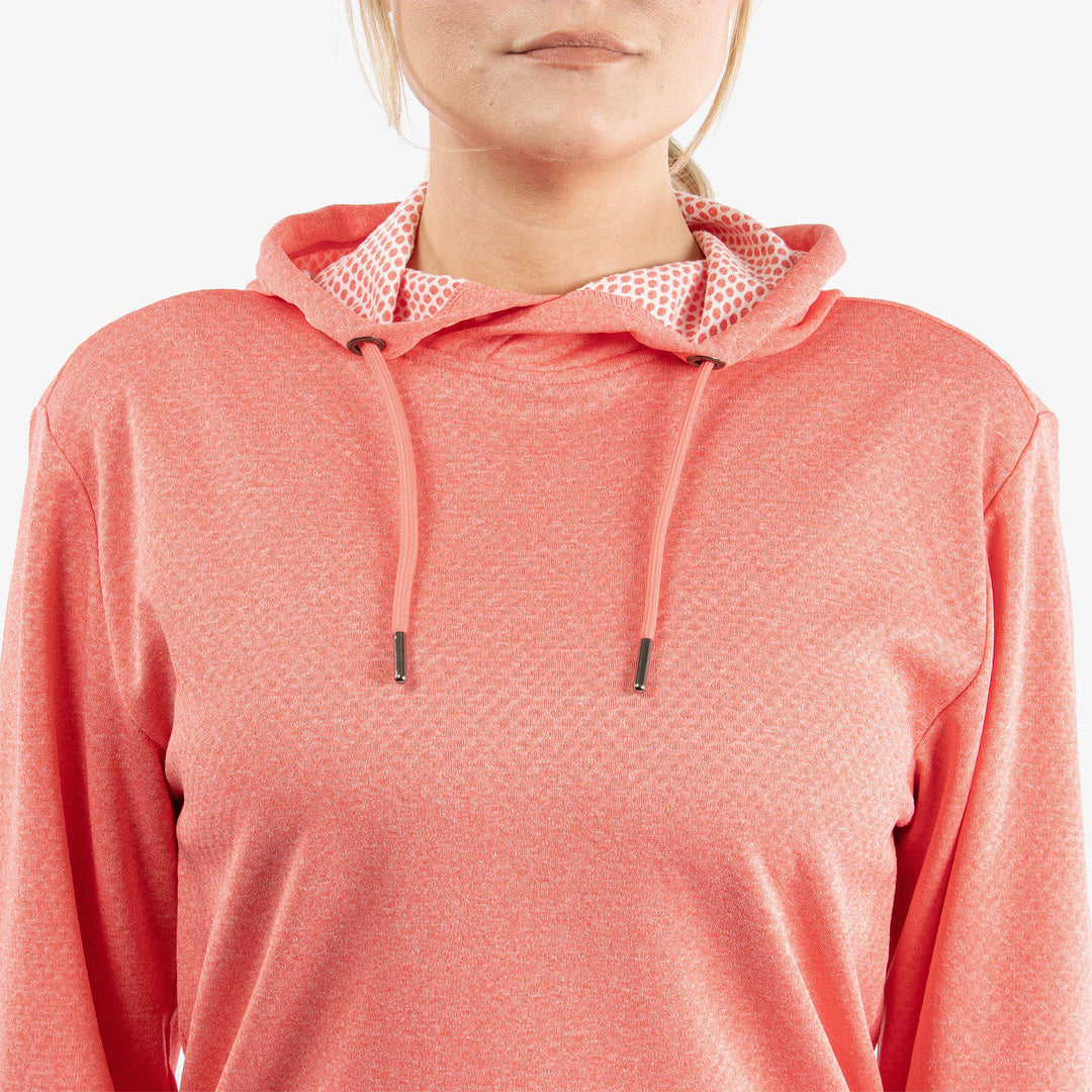 Dagmar is a Insulating golf sweatshirt for Women in the color Coral Melange(4)
