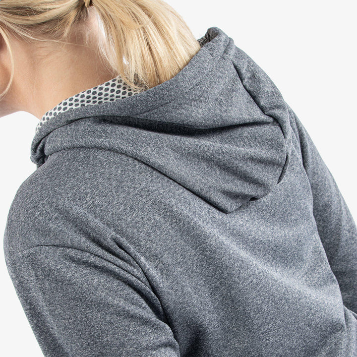 Dagmar is a Insulating golf sweatshirt for Women in the color Navy melange(8)