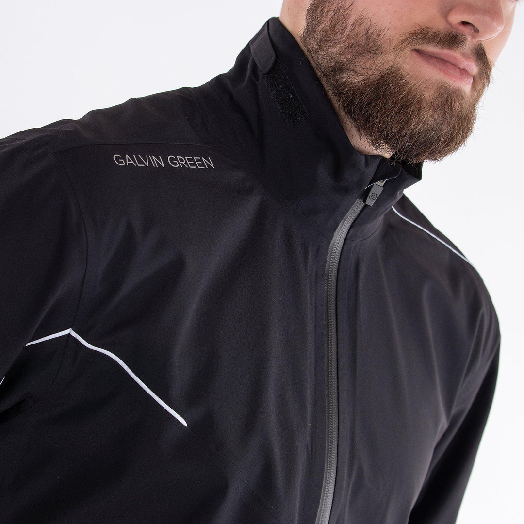 Aden is a Waterproof jacket for Men in the color Black(3)