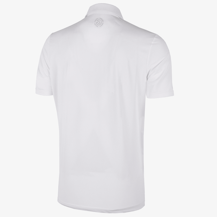 Milan is a Breathable short sleeve golf shirt for Men in the color White(8)