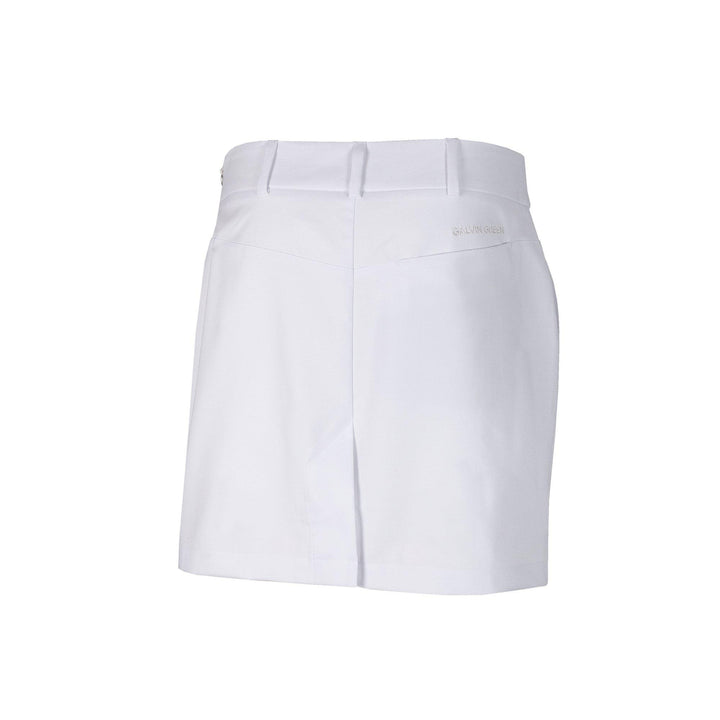 Nour is a Breathable skirt with inner shorts for Women in the color White(2)