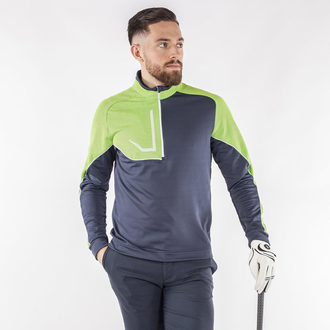 Daxton is a Insulating golf mid layer for Men in the color Blue base(1)