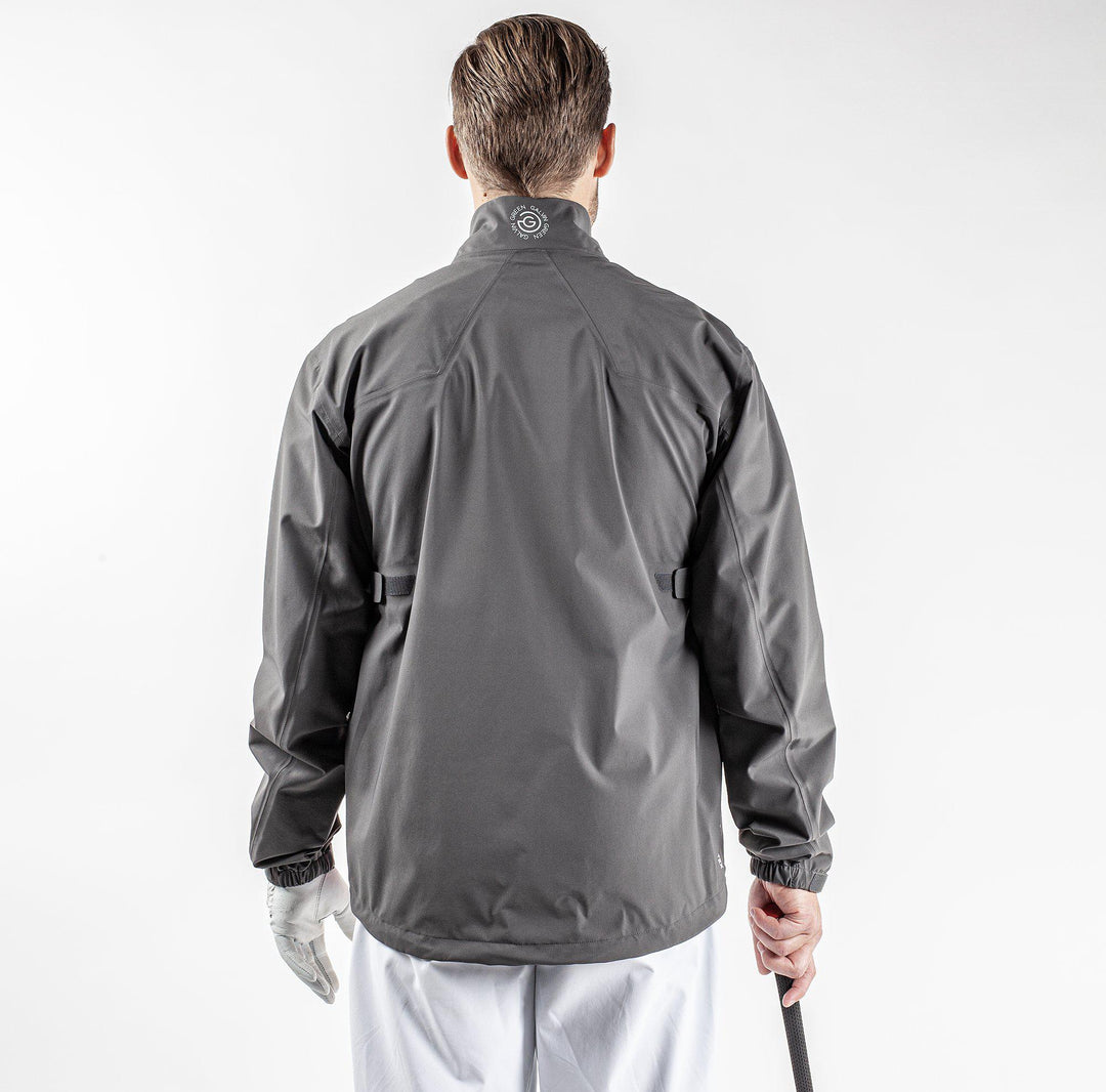 Armstrong is a Waterproof jacket for  in the color Forged Iron/Red/White (7)