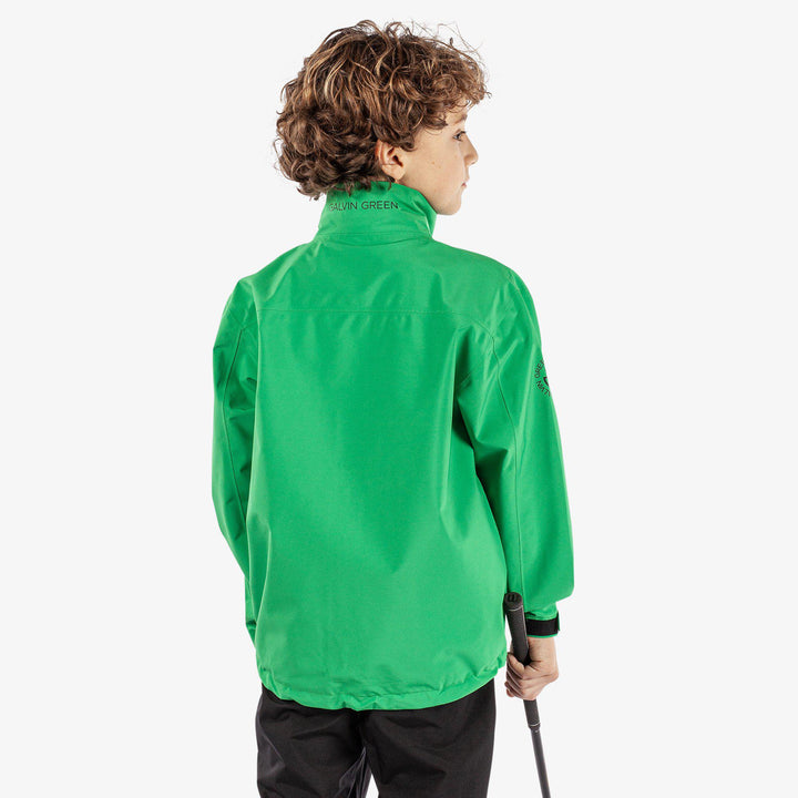 Robert is a Waterproof jacket for Juniors in the color Golf Green(7)