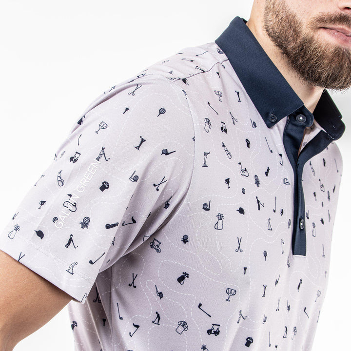 Miro is a Breathable short sleeve shirt for Men in the color Cool Grey(3)