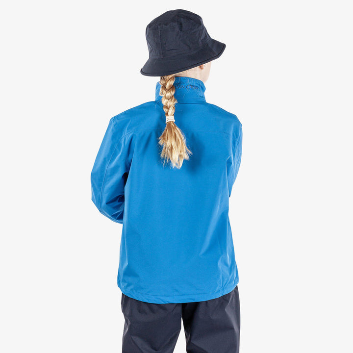 Robert is a Waterproof jacket for Juniors in the color Blue/Navy(7)
