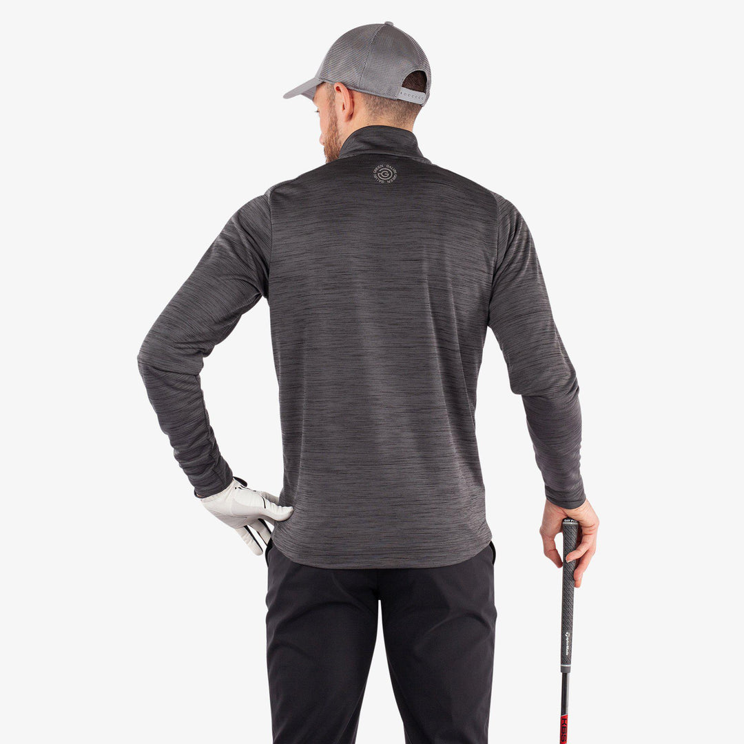 Dennis is a Insulating golf mid layer for Men in the color Black(3)