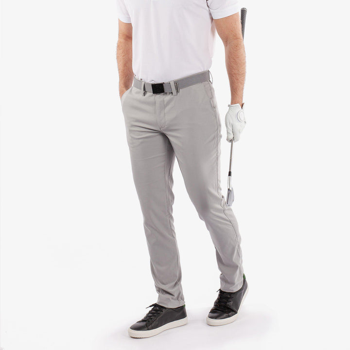 Nixon is a Breathable golf pants for Men in the color Light Grey(1)