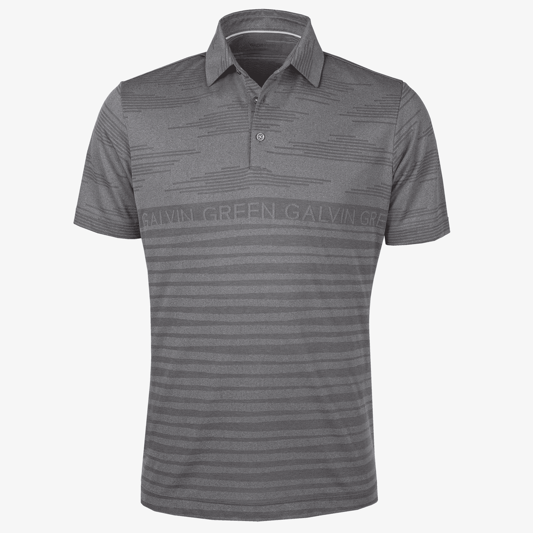 Maximus is a Breathable short sleeve golf shirt for Men in the color Sharkskin(0)