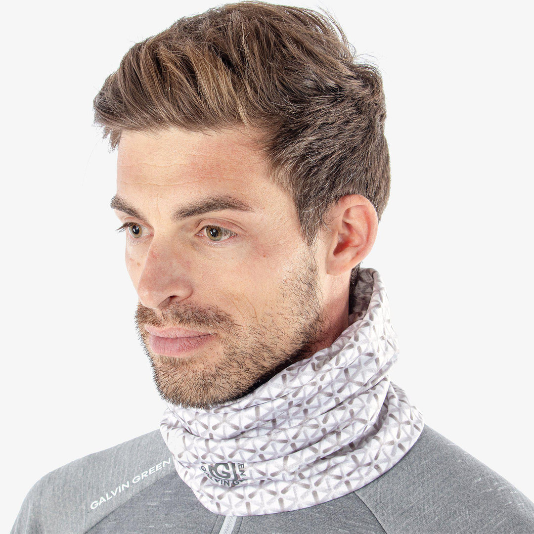 Delta is a Insulating golf neck warmer in the color Cool Grey/Sharkskin(2)