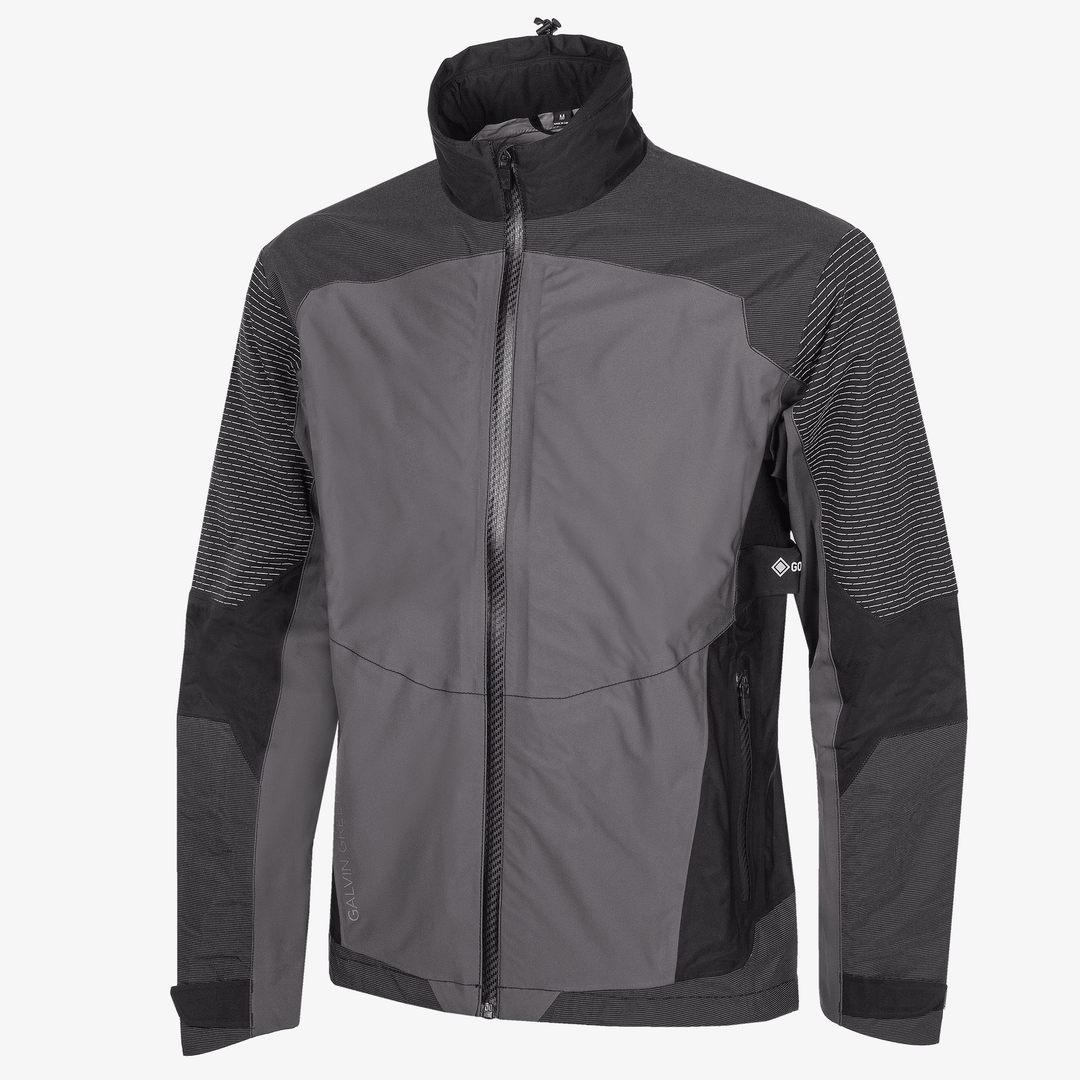 Alister is a Waterproof jacket for Men in the color Forged Iron/Black (0)