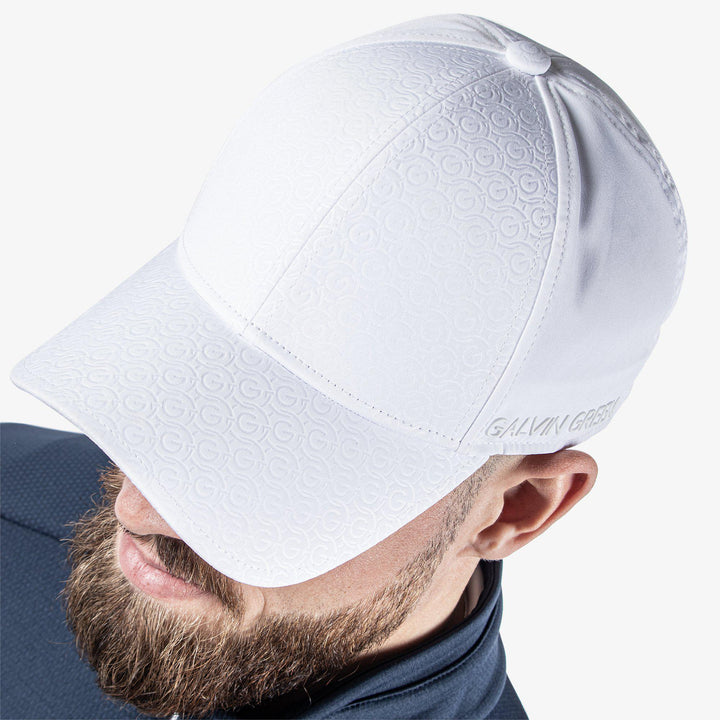 Sanders is a Golf cap in the color White(2)