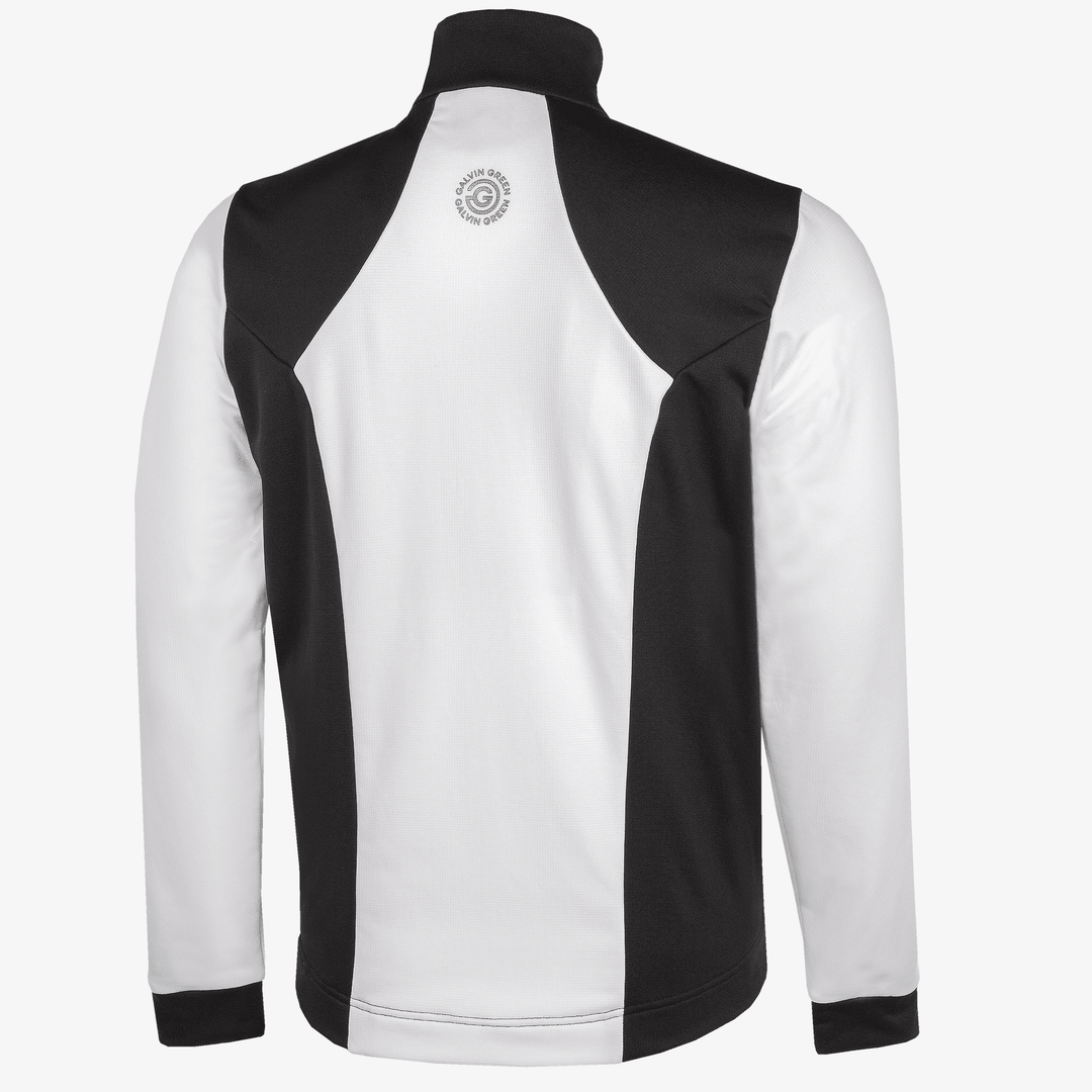 Dylan is a Insulating golf mid layer for Men in the color White/Black(8)