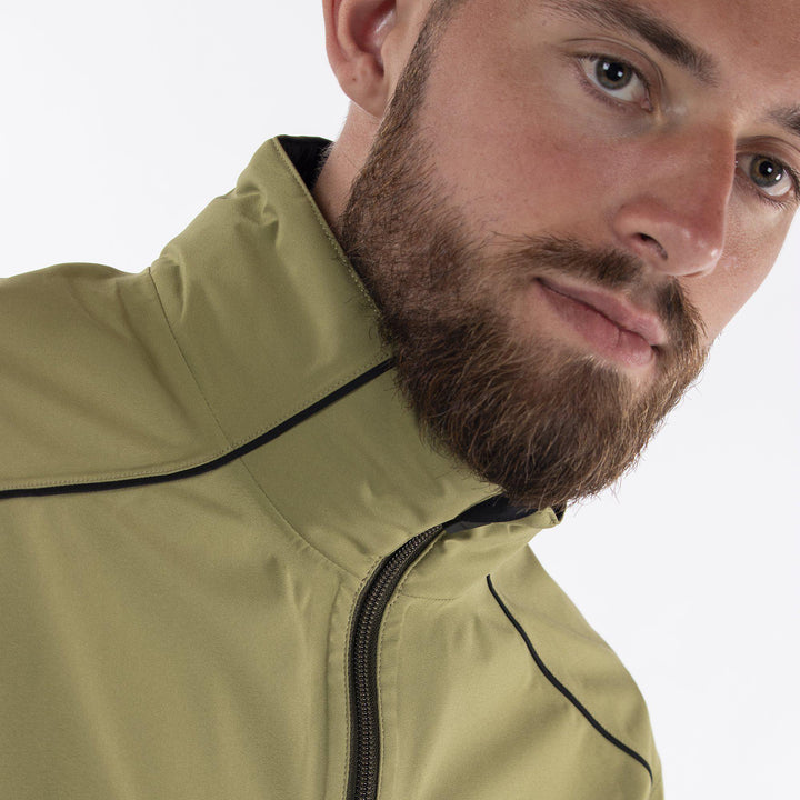 Alec is a Waterproof jacket for Men in the color Green base(3)