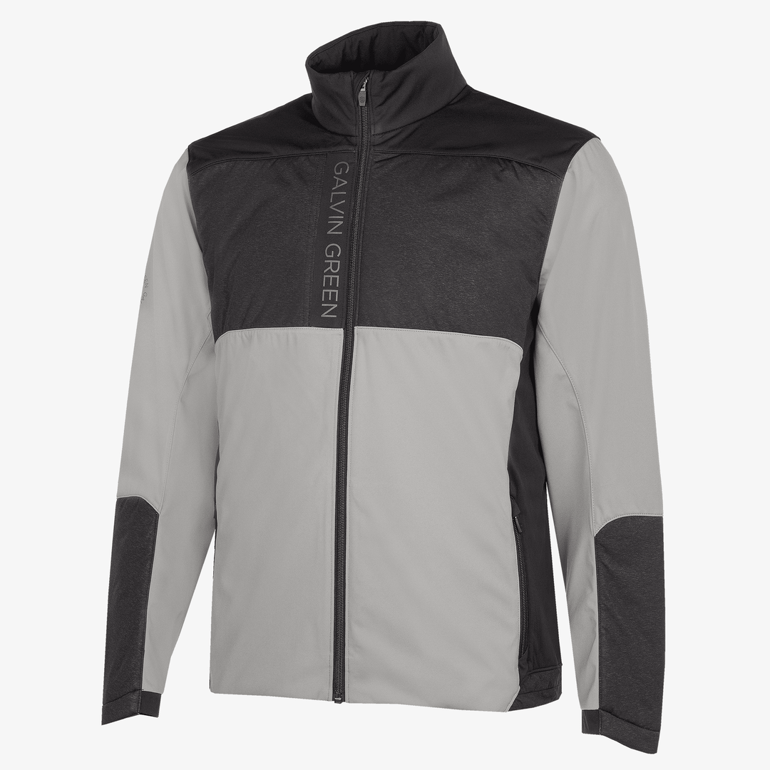Layton is a Windproof and water repellent jacket for  in the color Sharkskin/Black(0)