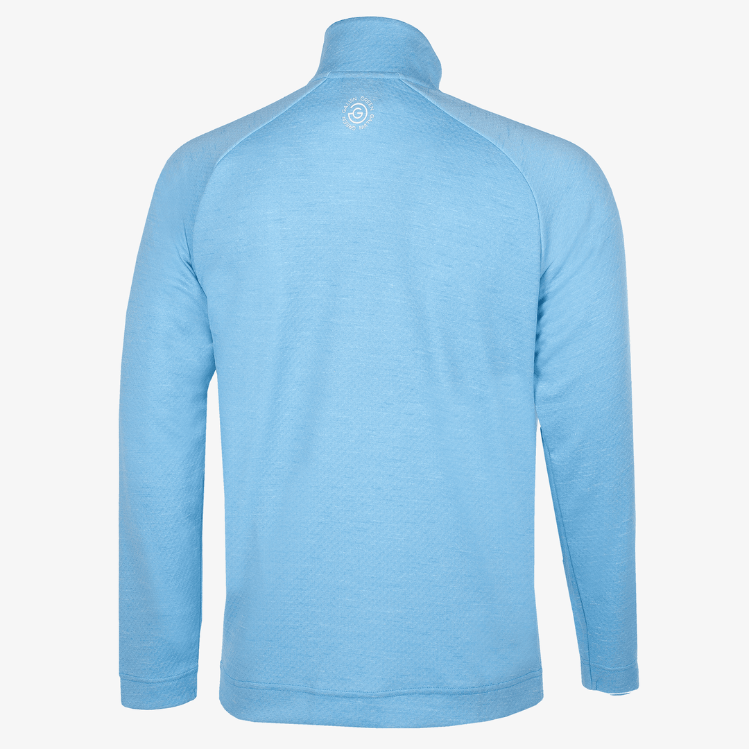 Dion is a Insulating golf mid layer for Men in the color Alaskan Blue Melange(7)