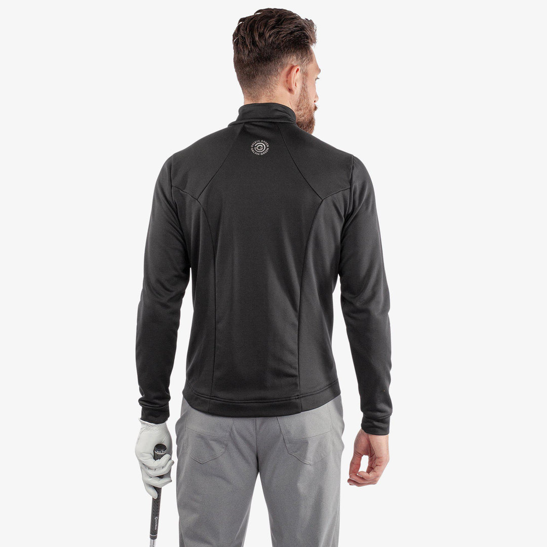 Dylan is a Insulating golf mid layer for Men in the color Black(5)